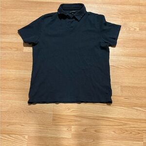 Banana Republic Navy Short-Sleeve Polo
